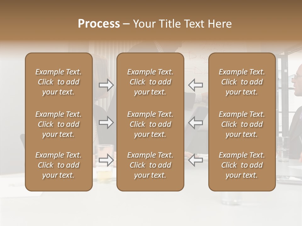 Businessman Talks About His Presentation PowerPoint Template