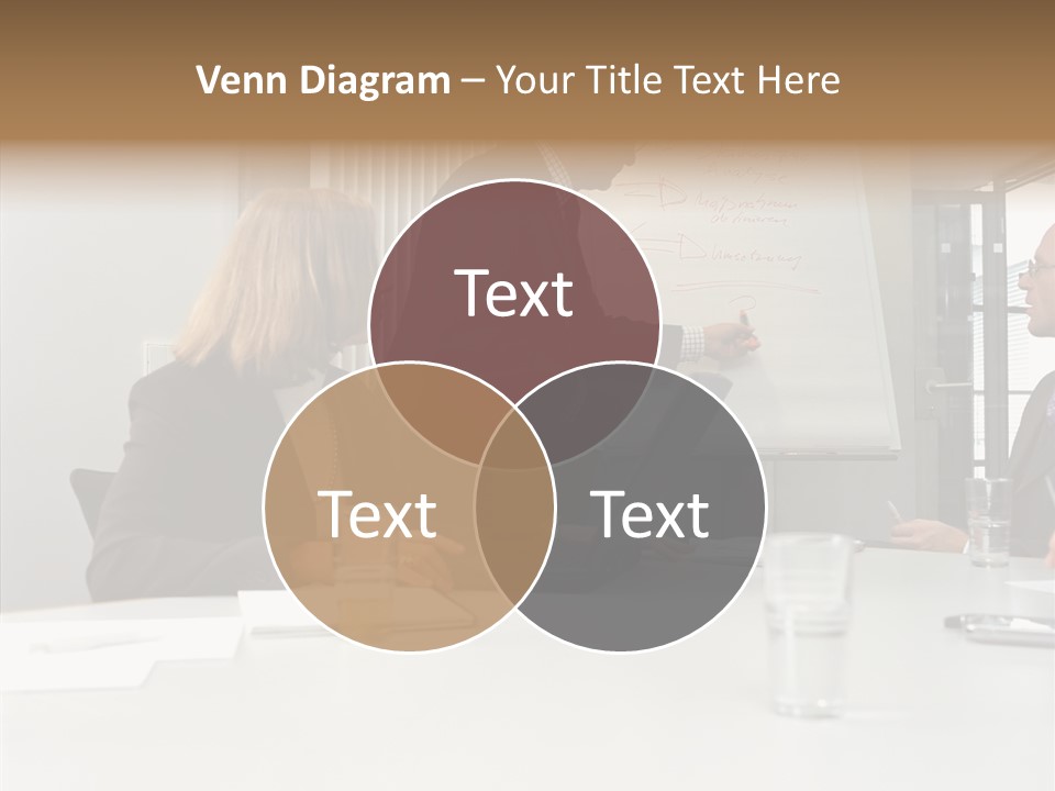 Businessman Talks About His Presentation PowerPoint Template