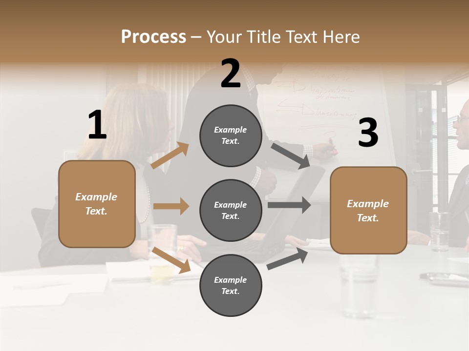 Businessman Talks About His Presentation PowerPoint Template