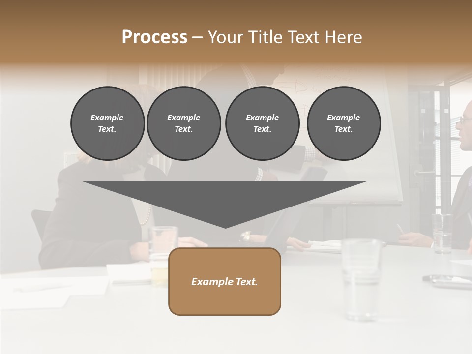 Businessman Talks About His Presentation PowerPoint Template