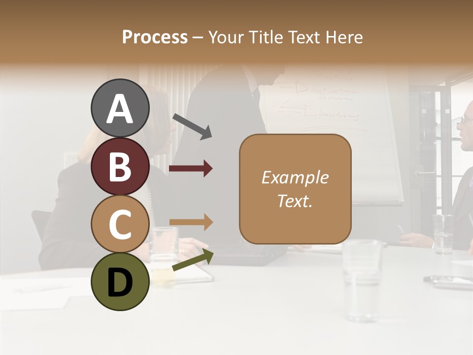 Businessman Talks About His Presentation PowerPoint Template