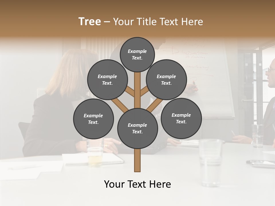 Businessman Talks About His Presentation PowerPoint Template