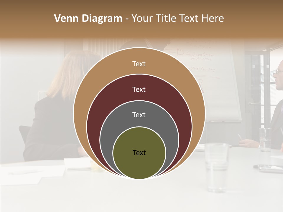 Businessman Talks About His Presentation PowerPoint Template