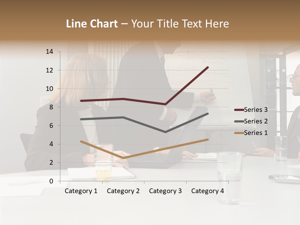 Businessman Talks About His Presentation PowerPoint Template
