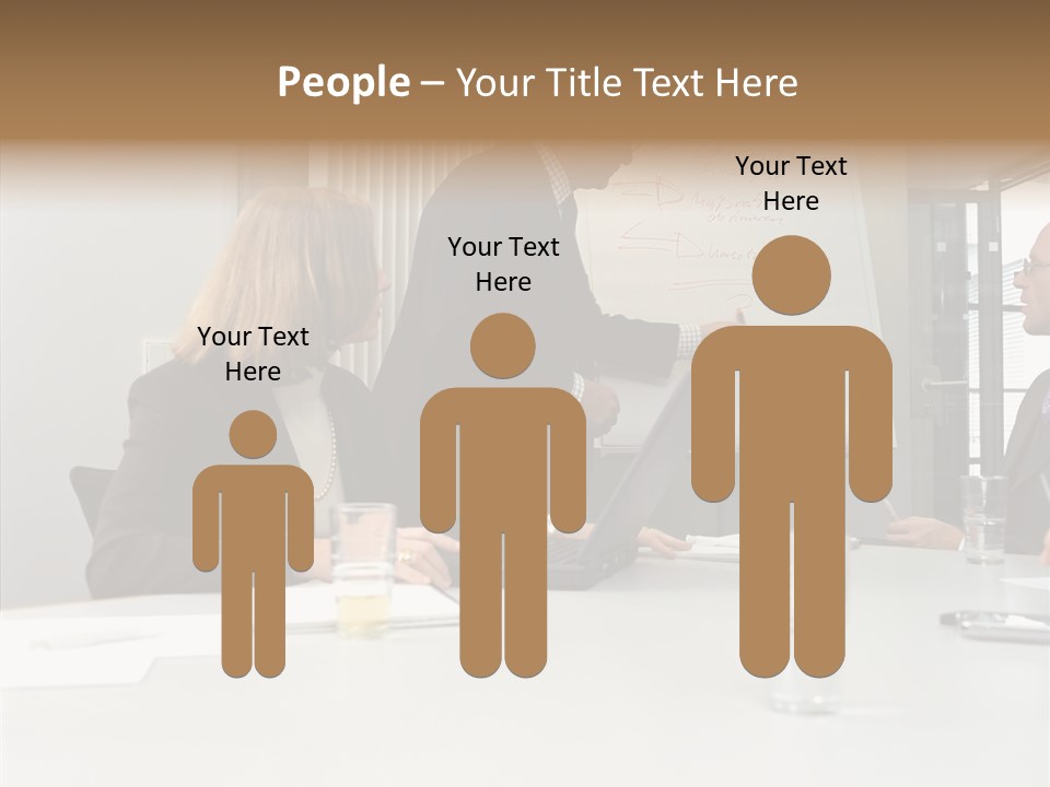 Businessman Talks About His Presentation PowerPoint Template