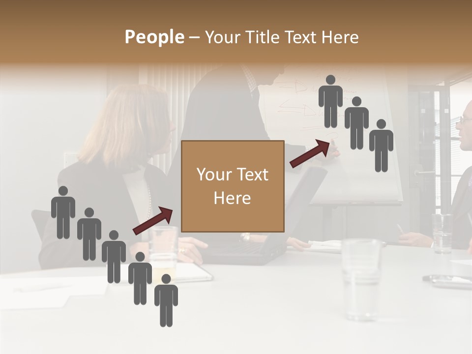 Businessman Talks About His Presentation PowerPoint Template