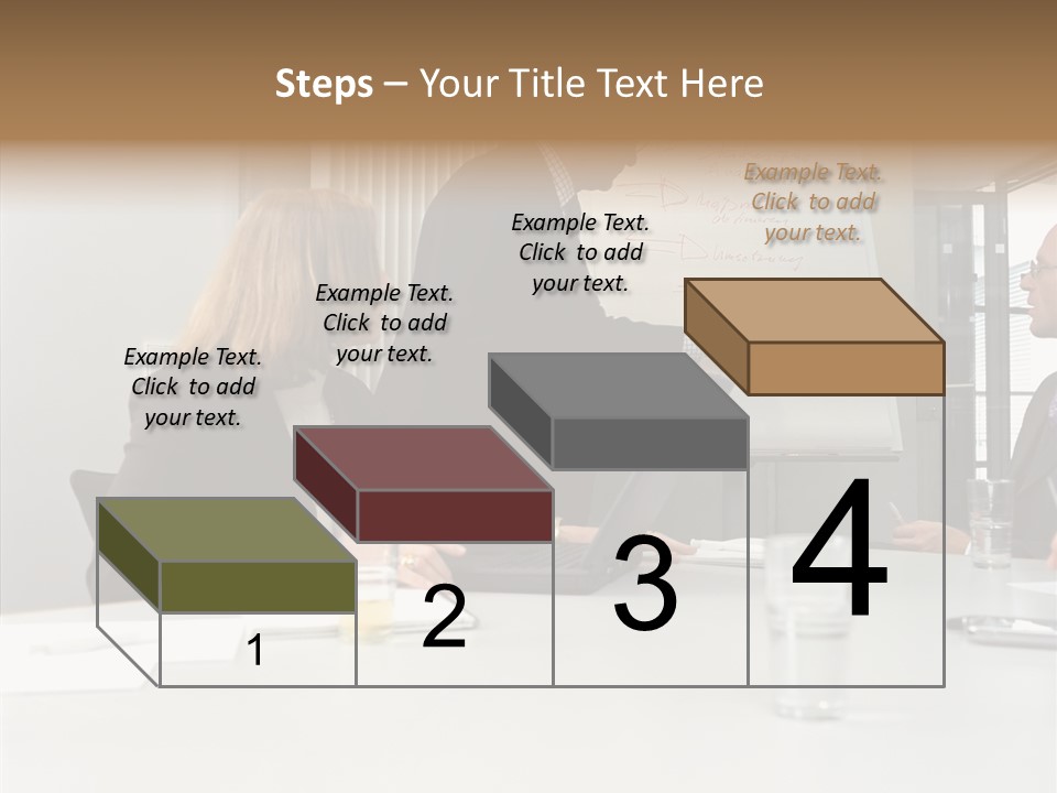 Businessman Talks About His Presentation PowerPoint Template