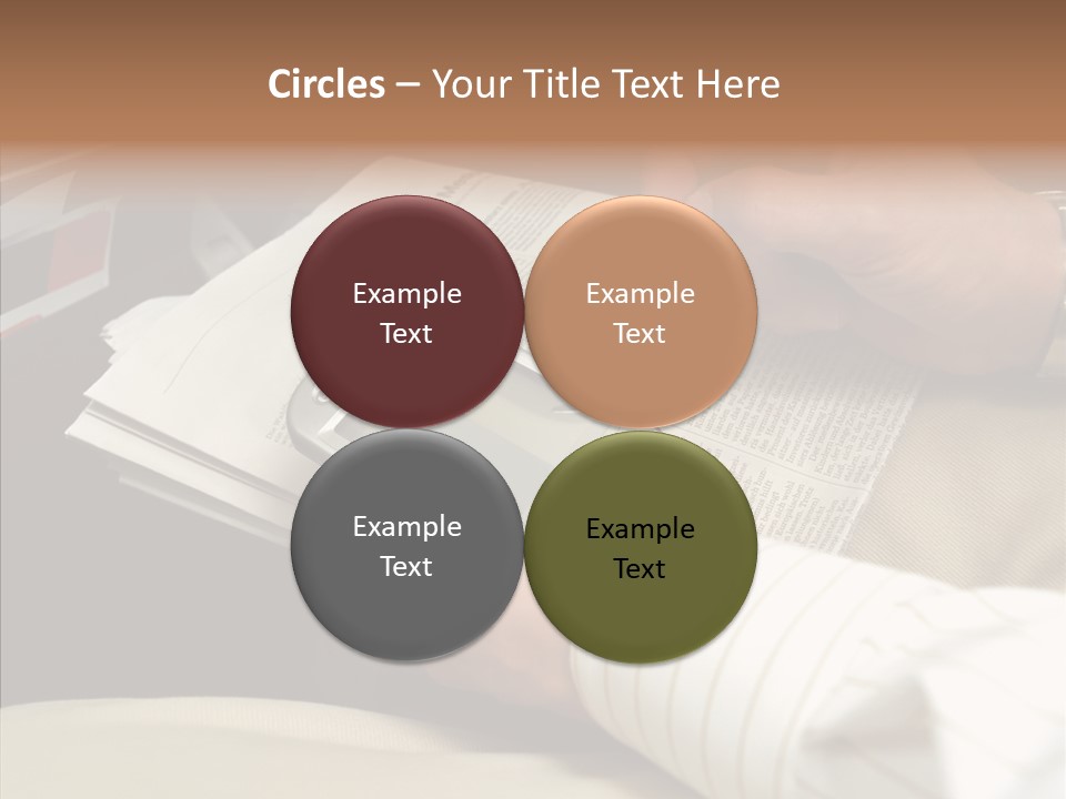 Business People On An Aeroplane PowerPoint Template