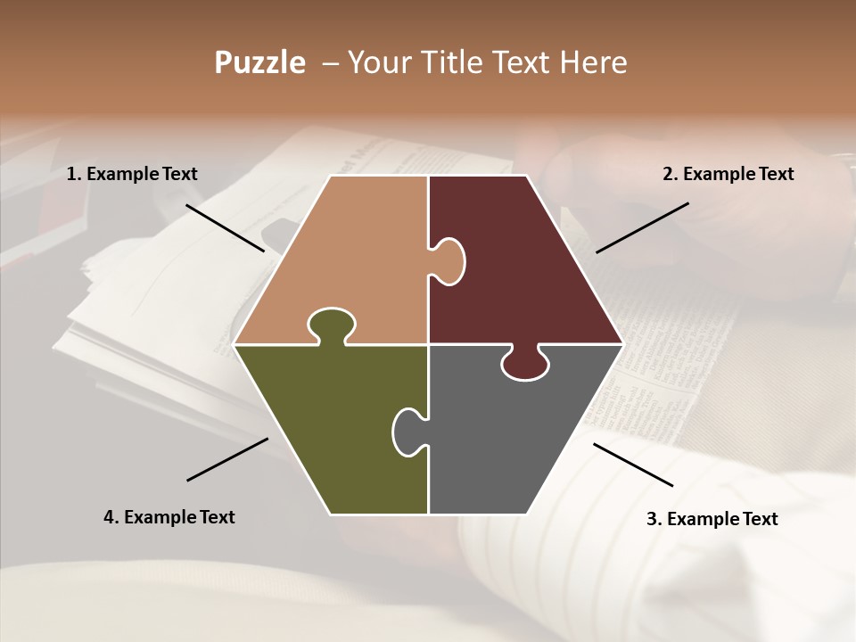 Business People On An Aeroplane PowerPoint Template