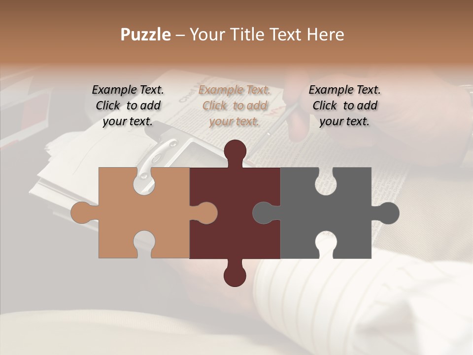 Business People On An Aeroplane PowerPoint Template