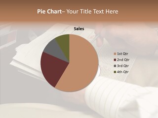 Business People On An Aeroplane PowerPoint Template