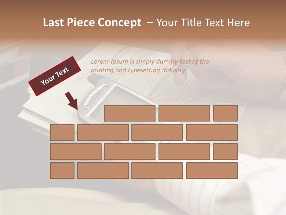 Business People On An Aeroplane PowerPoint Template