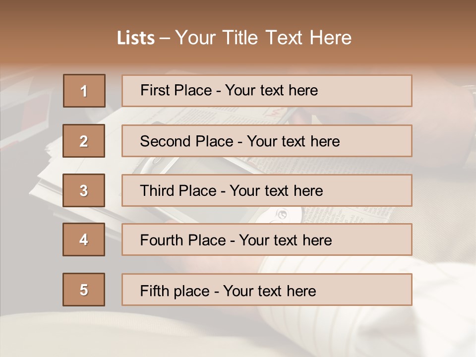 Business People On An Aeroplane PowerPoint Template