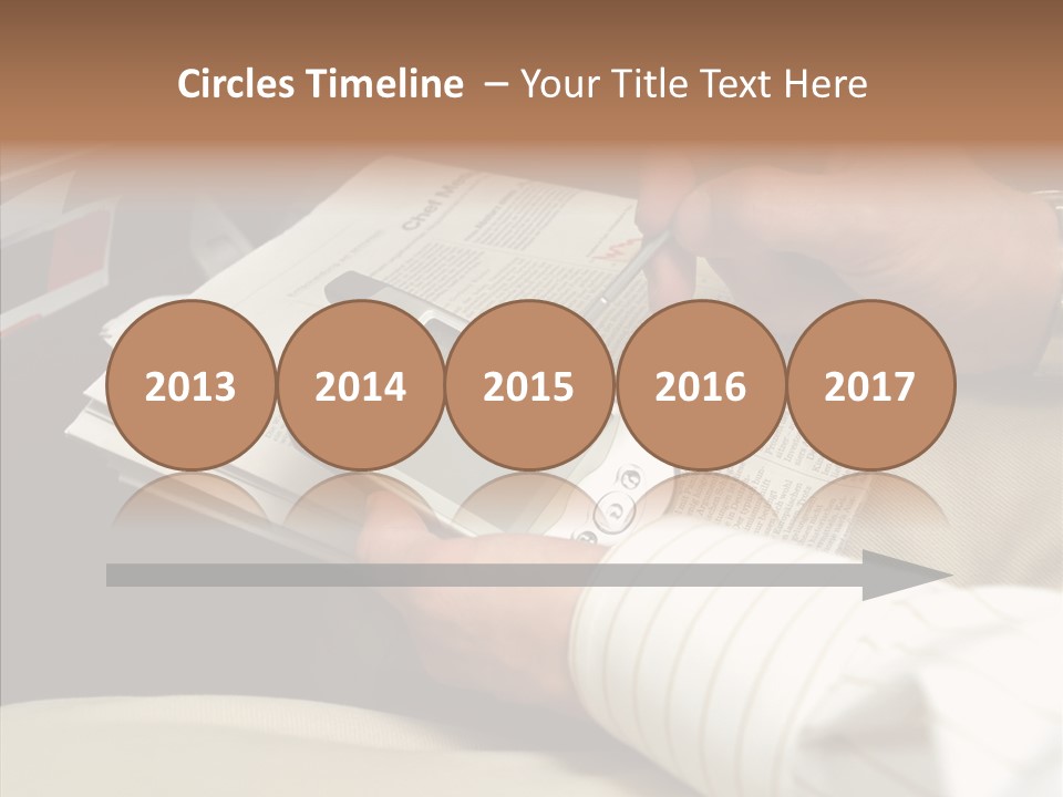 Business People On An Aeroplane PowerPoint Template