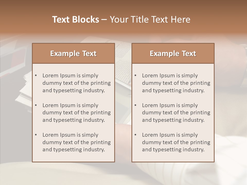 Business People On An Aeroplane PowerPoint Template