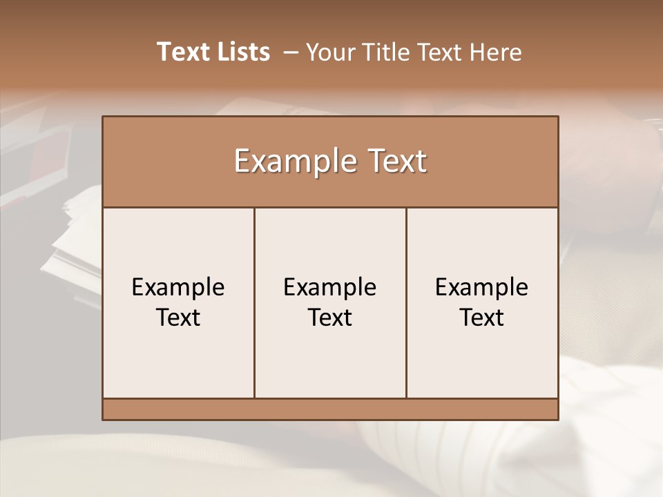 Business People On An Aeroplane PowerPoint Template