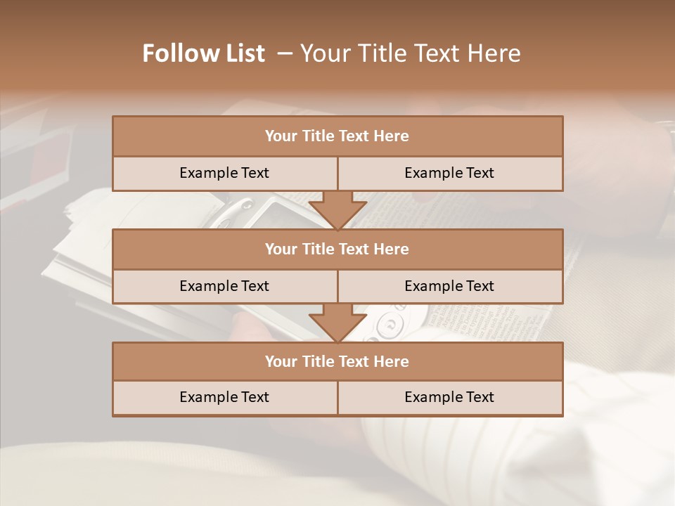 Business People On An Aeroplane PowerPoint Template