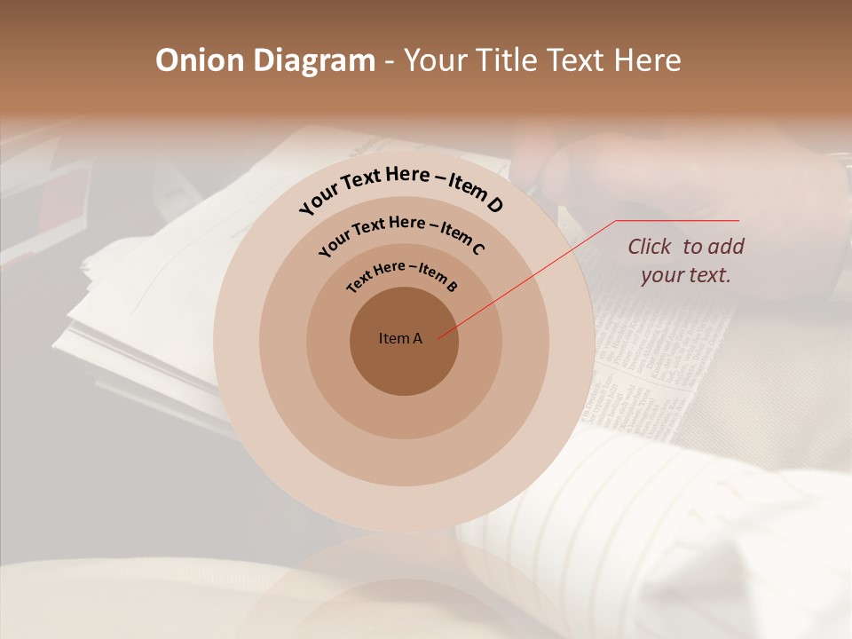 Business People On An Aeroplane PowerPoint Template