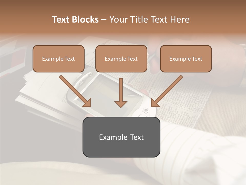 Business People On An Aeroplane PowerPoint Template