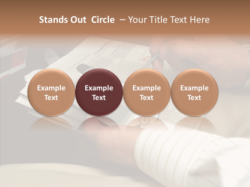 Business People On An Aeroplane PowerPoint Template