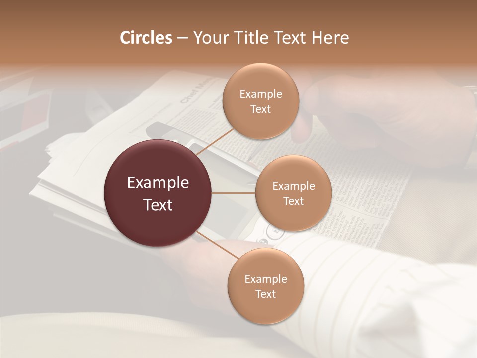 Business People On An Aeroplane PowerPoint Template