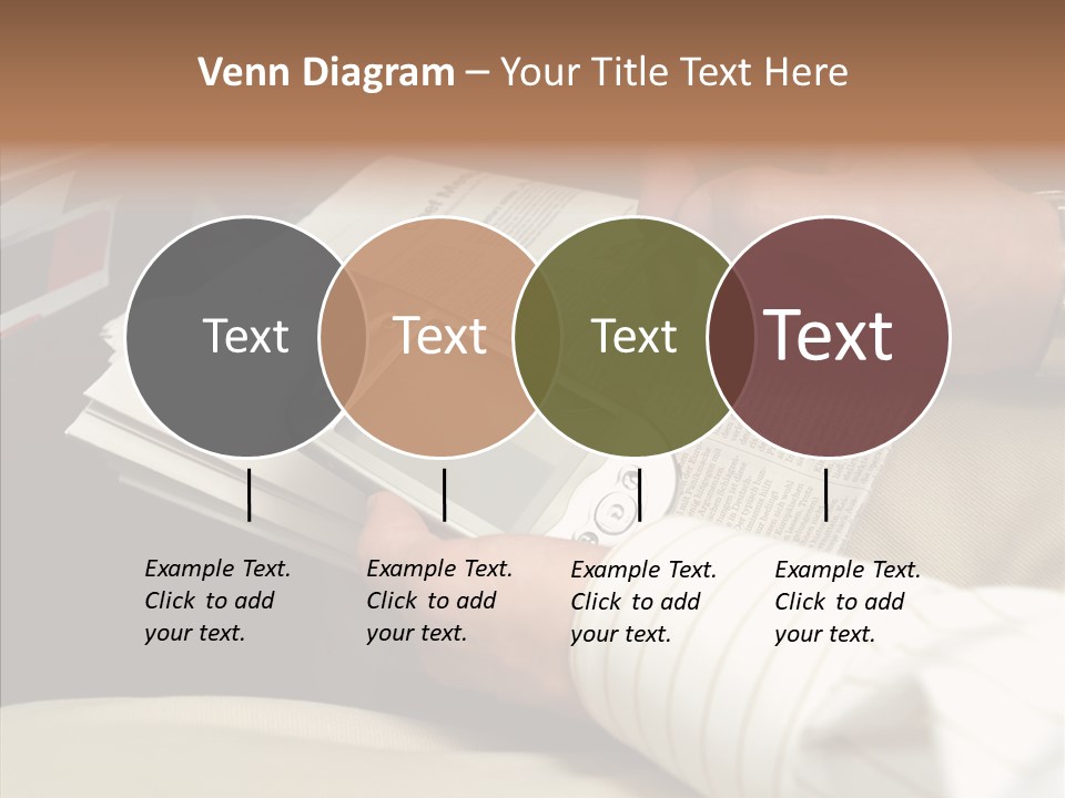 Business People On An Aeroplane PowerPoint Template