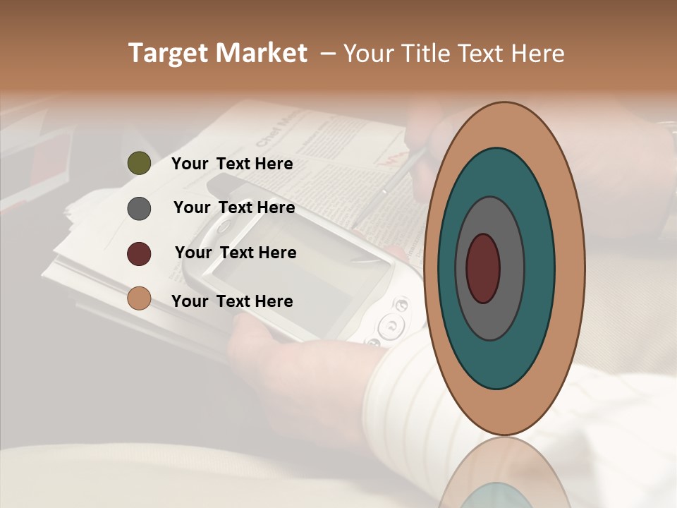 Business People On An Aeroplane PowerPoint Template