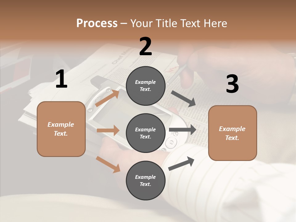 Business People On An Aeroplane PowerPoint Template