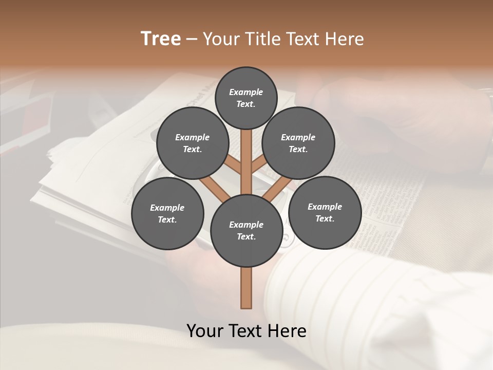 Business People On An Aeroplane PowerPoint Template