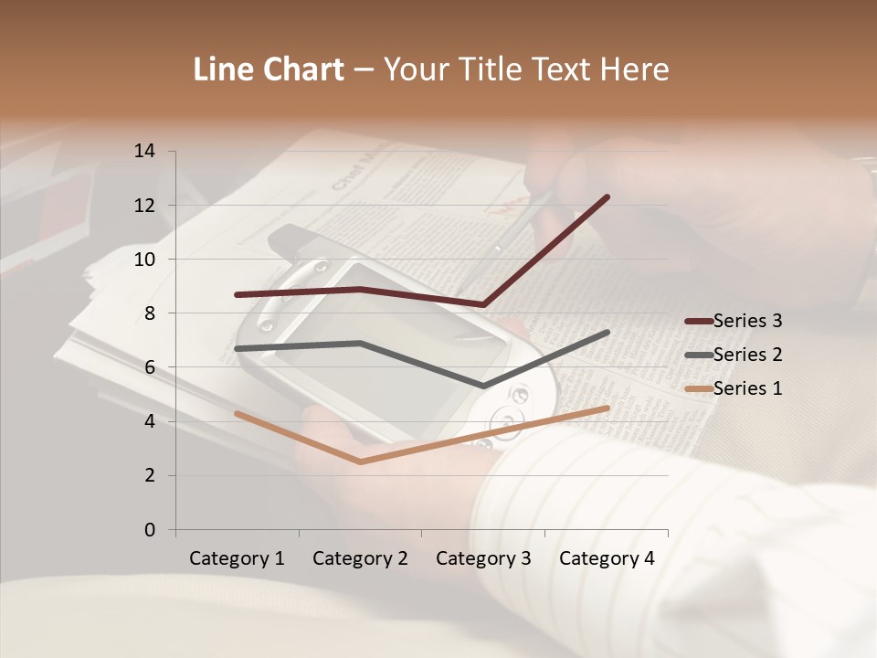 Business People On An Aeroplane PowerPoint Template