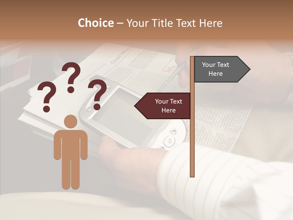 Business People On An Aeroplane PowerPoint Template