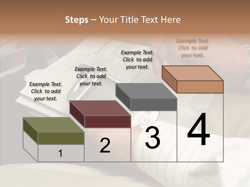 Business People On An Aeroplane PowerPoint Template