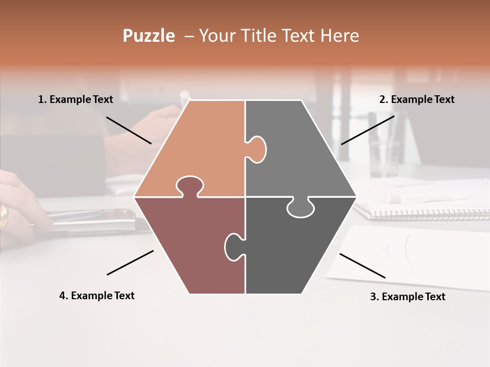 Businesswoman Giving Presentation PowerPoint Template