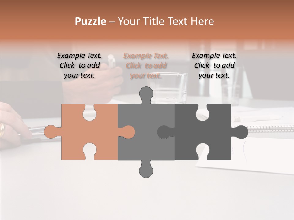 Businesswoman Giving Presentation PowerPoint Template