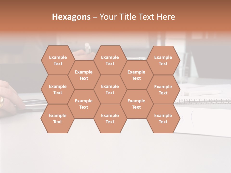 Businesswoman Giving Presentation PowerPoint Template