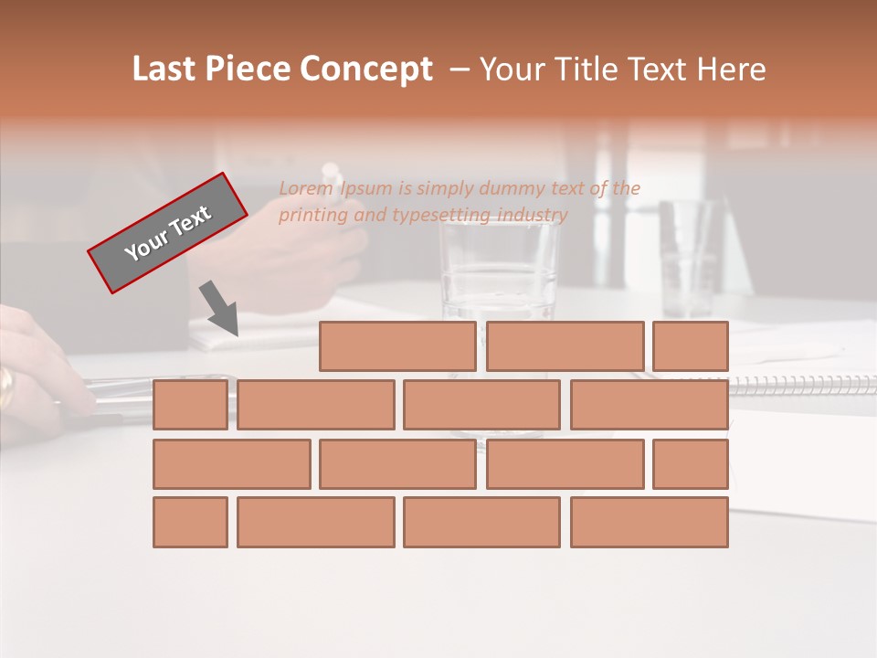 Businesswoman Giving Presentation PowerPoint Template