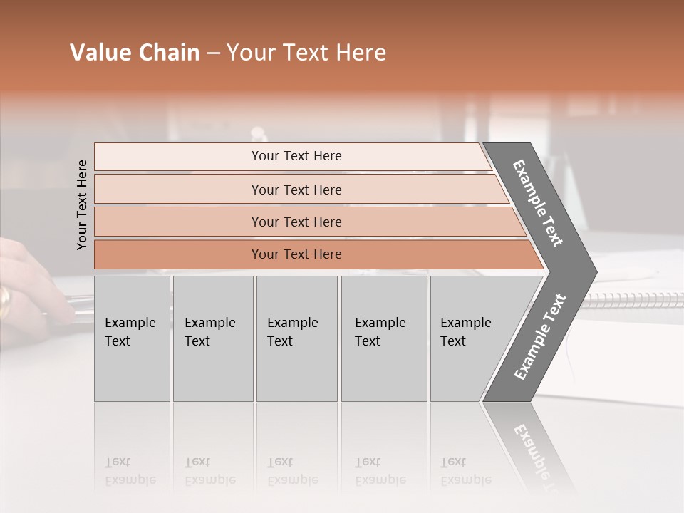 Businesswoman Giving Presentation PowerPoint Template