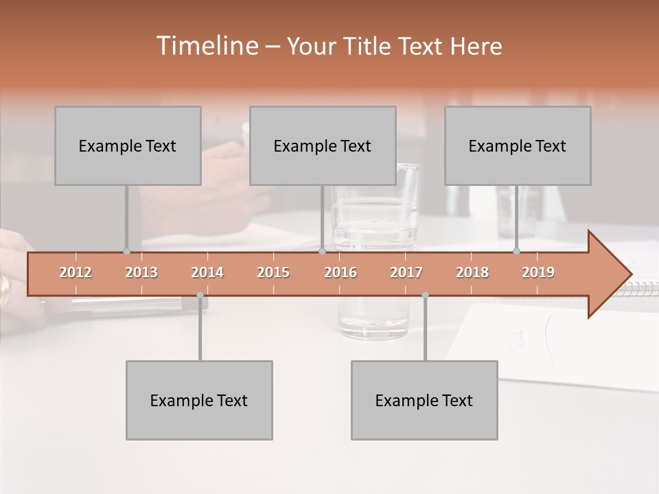 Businesswoman Giving Presentation PowerPoint Template