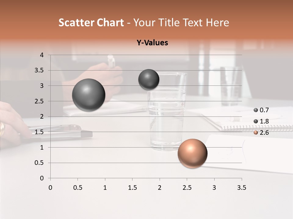 Businesswoman Giving Presentation PowerPoint Template