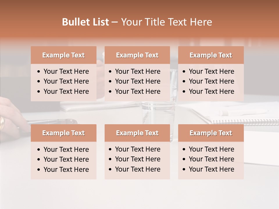 Businesswoman Giving Presentation PowerPoint Template