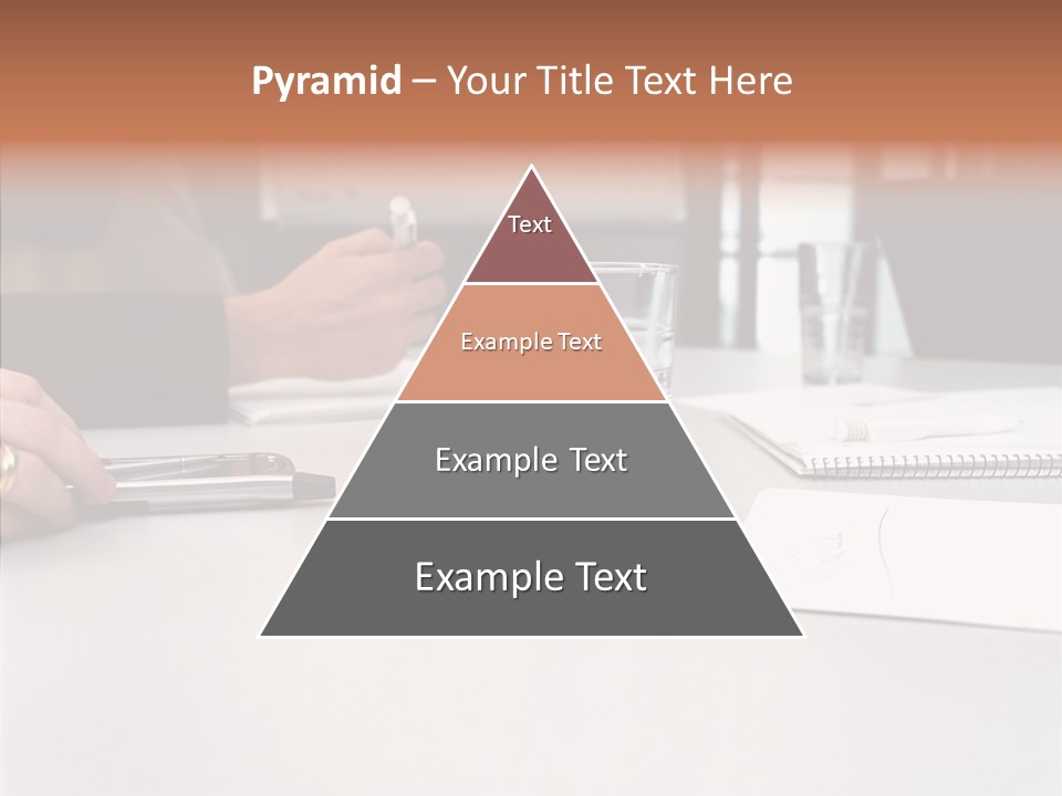 Businesswoman Giving Presentation PowerPoint Template