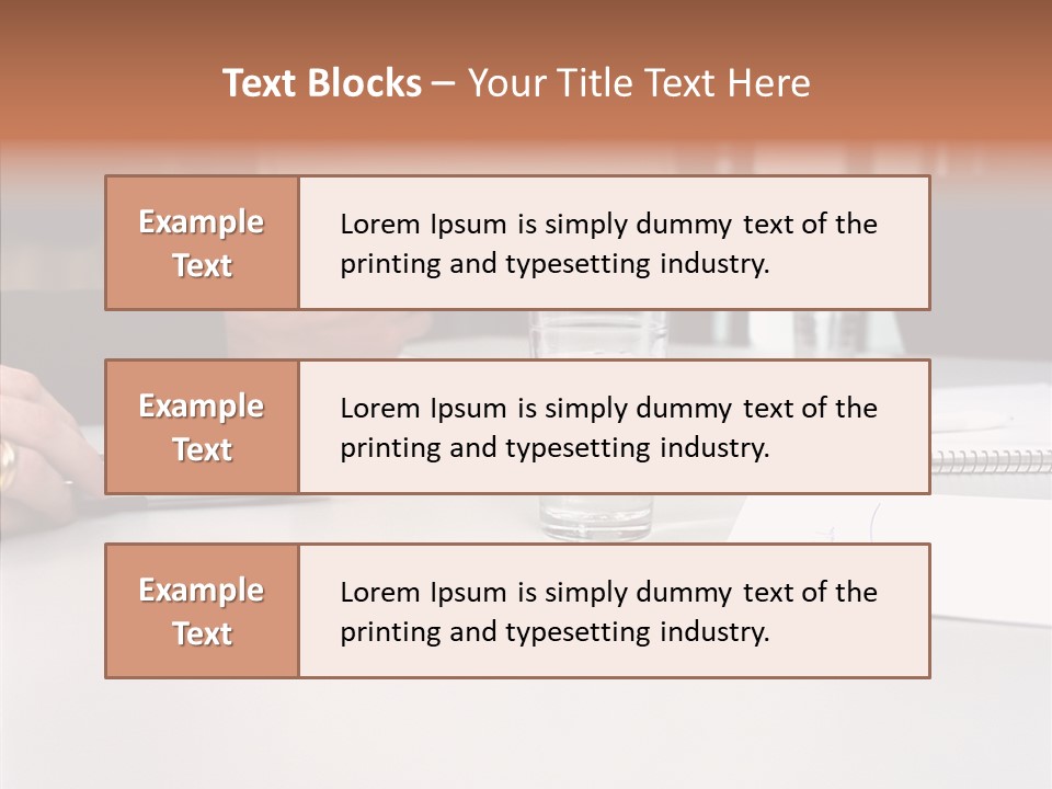 Businesswoman Giving Presentation PowerPoint Template