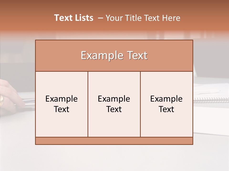 Businesswoman Giving Presentation PowerPoint Template