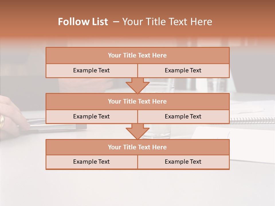 Businesswoman Giving Presentation PowerPoint Template