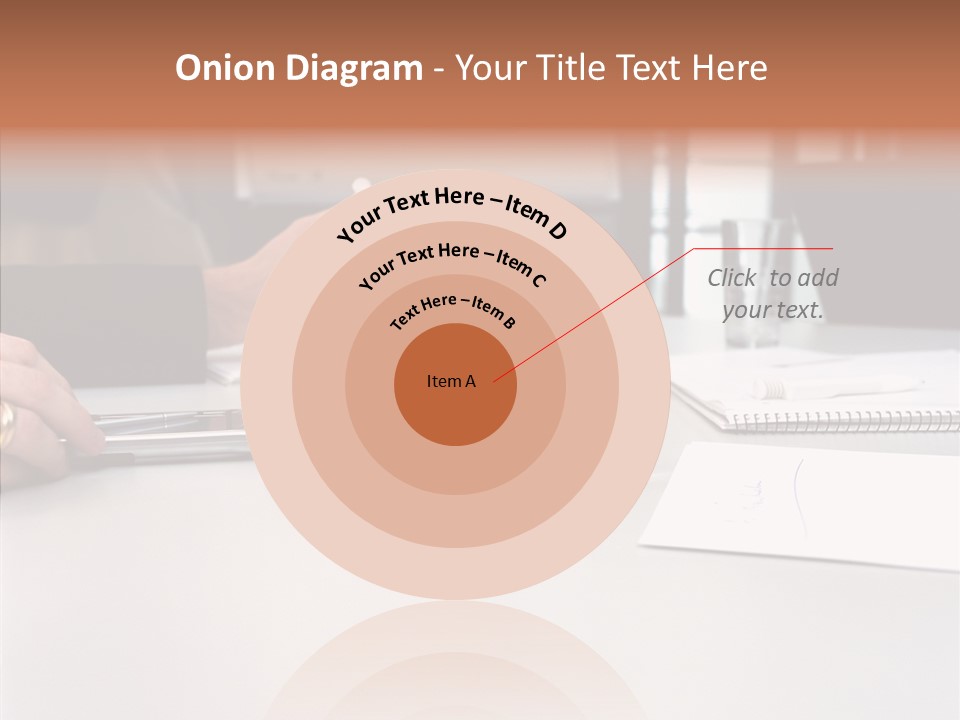 Businesswoman Giving Presentation PowerPoint Template