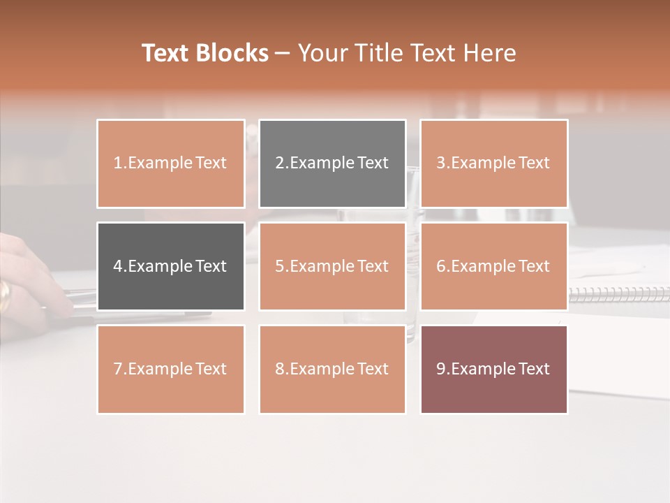 Businesswoman Giving Presentation PowerPoint Template