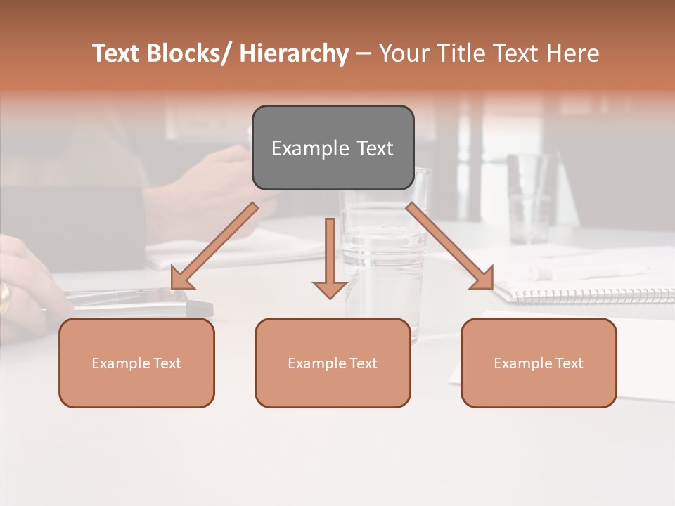 Businesswoman Giving Presentation PowerPoint Template