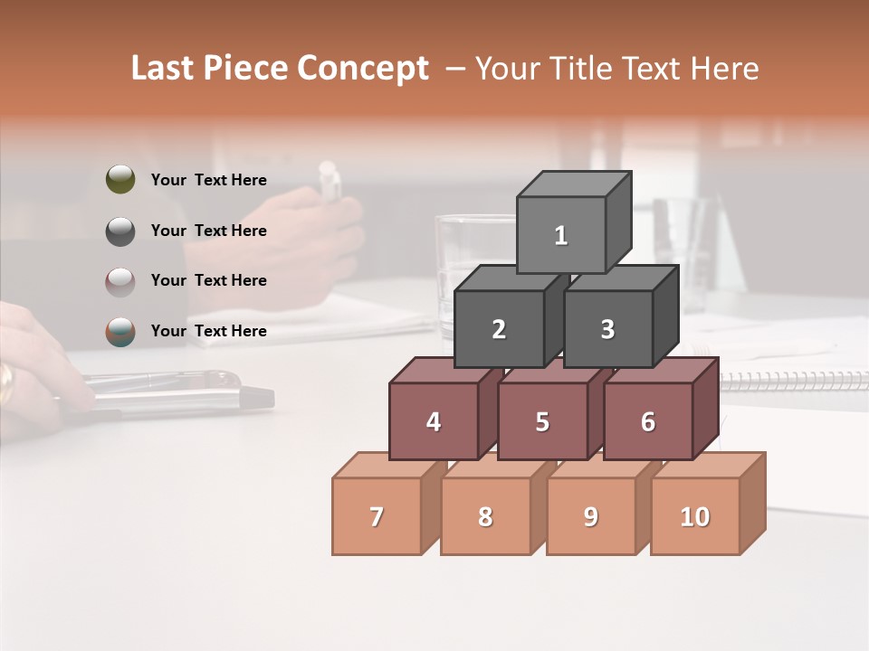 Businesswoman Giving Presentation PowerPoint Template