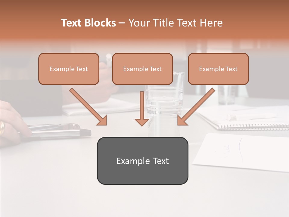 Businesswoman Giving Presentation PowerPoint Template