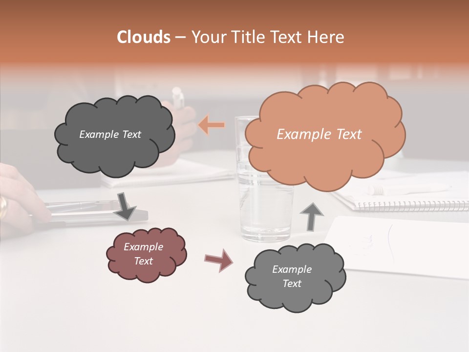 Businesswoman Giving Presentation PowerPoint Template